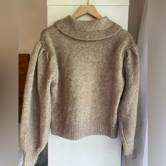 Anthropologie ASTR the Label The Dashwood Peter Pan Collared Sweater - Picture 9 of 10